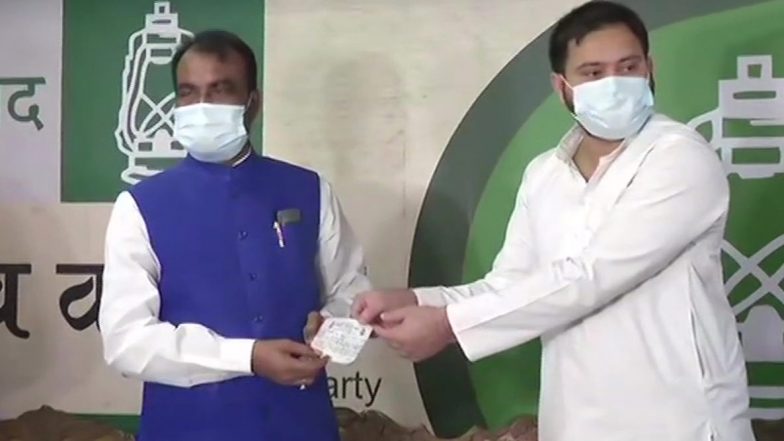 Shyam Rajak joins RJD: जेडीयू से निष्कासित श्याम रजक तेजस्वी यादव की मौजूदगी में राष्ट्रीय जनता दल में हुए शामिल