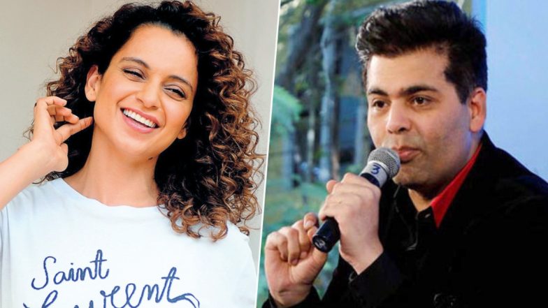 Kangana Ranaut slams Karan Johar: कंगना रनौत ने करण जौहर पर साधा निशाना, डायरेक्टर से पद्मश्री वापस लेने की मांग की