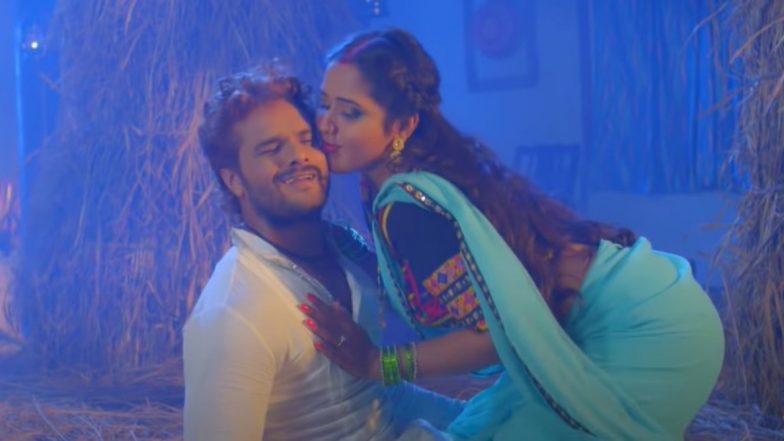 Bhojpuri Hot Song: काजल राघवानी और खेसारी लाल यादव का रोमांटिक गाना ‘गोदी के मजा पलंग पे’ देखकर हो जाएंगे दंग