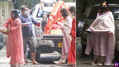 Ganesh Chaturthi 2020: सलमान खान की बहन अर्पिता खान ने किया बाप्पा का स्वागत, सोहेल खान के घर विराजे विघ्नहर्ता