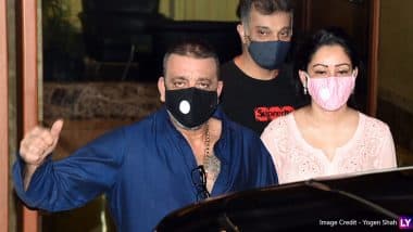 Sanjay Dutt Health Update: संजय दत्त परिवार संग कोकिलाबेन अस्पताल के हुए रवाना, लंग कैंसर से हैं पीड़ित (See Pics)