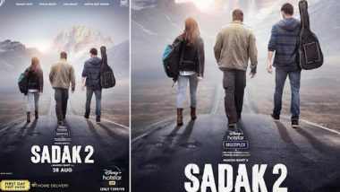 Sadak 2 Release Date: आलिया भट्ट, संजय दत्त, आदित्य रॉय कपूर स्टारर सड़क 2 का पोस्टर आया सामने, इस दिन रिलीज होगी फिल्म