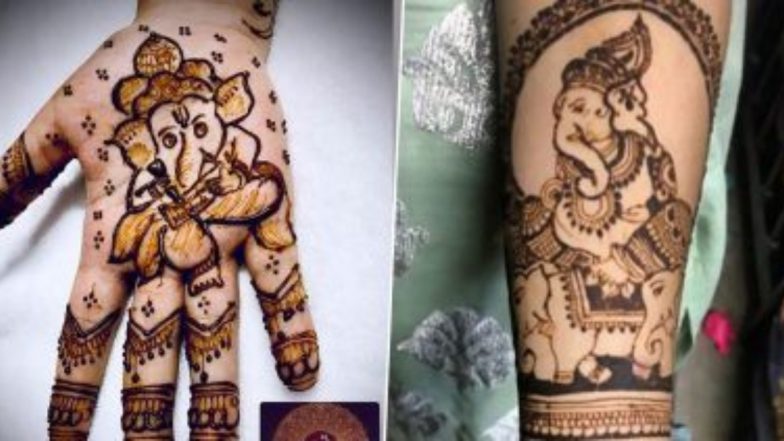 Ganeshotsav 2020 Mehndi Designs and Tutorials: गणेशोत्सव के शुभ अवसर पर लगाएं आसान और आकर्षक मेहंदी डिजाइन, देखें लेटेस्ट फोटोज और वीडियो