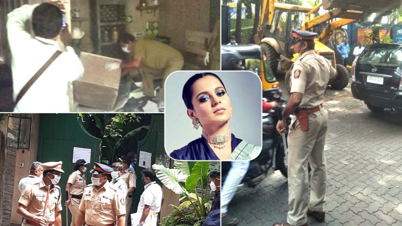 Kangana Bungalow Demolition: कंगना रनौत के बंगले पर BMC ने शुरू की तोड़क कार्रवाई, एक्ट्रेस ने कहा- बाबर और उसकी फौज आ गई