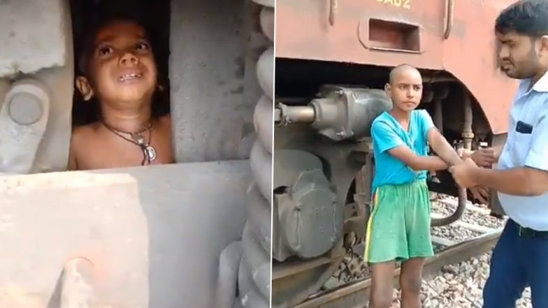 Shocking Video: हरियाणा के बल्लभगढ़ स्टेशन के पास 13 साल के बच्चे ने डेढ़ साल के बच्चे को मालगाड़ी के इंजन के आगे फेंका, वायरल हुआ VIDEO