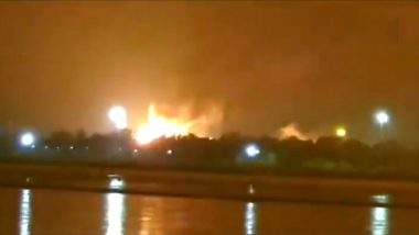 Massive Fire Breaks Out at ONGC Plant in Surat: सूरत के ओएनजीसी प्लांट में लगी भीषण आग, हालात कंट्रोल में, देखें वीडियो