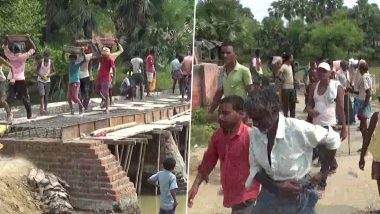 Bihar Assembly Election 2020: बिहार के गया में ग्रामीणों की मांग पर 30 साल से प्रशासन ने नहीं दिया ध्यान, गावंवाले खुद करने लगे लंबित पुल का निर्माण