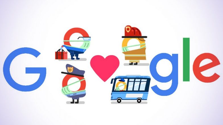 Google ने स्पेशल डूडल बनाकर कोरोना काल में जान की बाजी लगा रहे वॉरियर्स को कहा धन्यवाद
