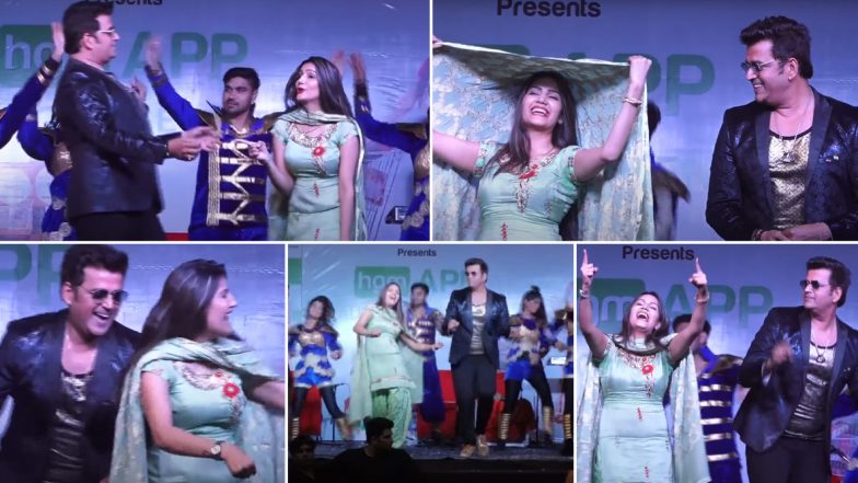 Sapna Choudhary-Ravi Kishan Hot Dance: हरयाणवी डांसर सपना चौधरी ने भोजपुरी स्टार किशन संग स्टेज पर लगाए ठुमके, हॉट वीडियो हुआ वायरल