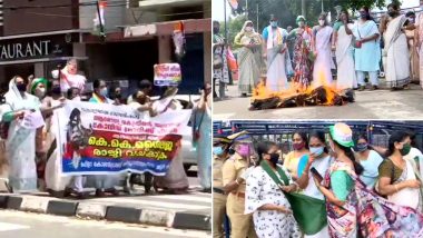 Mahila Congress Protest in Kerala: केरल में एंबुलेंस ड्राइवर ने किया COVID-19 से पीड़ित महिला का रेप, महिला कांग्रेस ने किया विरोध, मांगी इस्तीफा