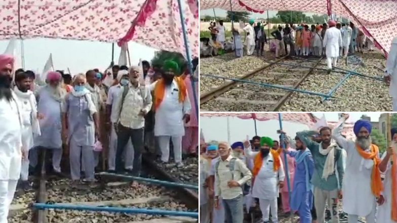 Farm Bills: कृषि बिल के खिलाफ आर-पार की लड़ाई, पंजाब के फिरोजपुर में किसान मजदूर संघर्ष समिति का रेल रोको आंदोलन जारी