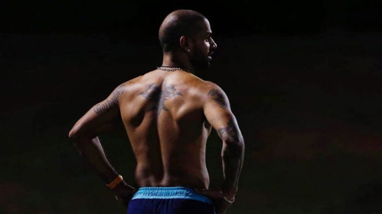 IPL 2020 Update: शिखर धवन ने इंस्टाग्राम पर शेयर की शर्टलेस तस्वीर, हरभजन सिंह ने पूछा- भैया जी कौन सा तेल लगाते हो