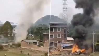 Taiwan Shots Down China Sukhoi 35 Fighter Jet: ताइवान ने साउथ चाइना सी में चीन का सुखोई फाइटर जेट मार गिराया, रिपोर्ट्स- (Watch Video)