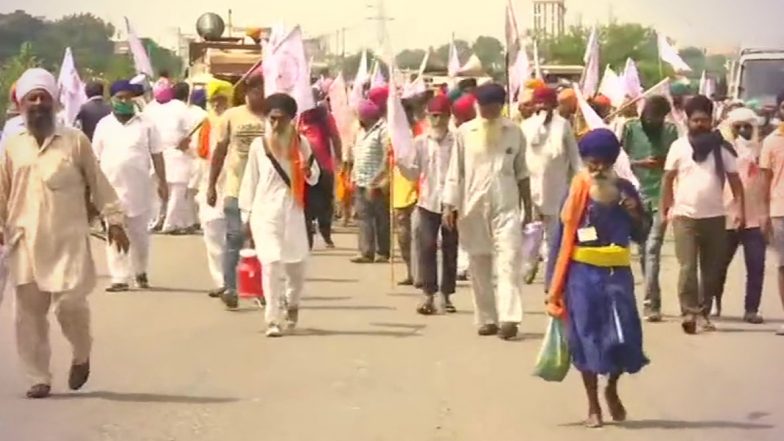 Farmers Protest: मोदी सरकार के कृषि अध्यादेशों के खिलाफ पंजाब में किसानों का जोरदार प्रदर्शन