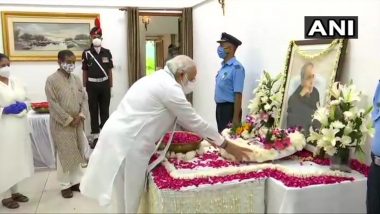 Pranab Mukherjee Funeral: पीएम मोदी ने भारत रत्न और पूर्व राष्ट्रपति प्रणब मुखर्जी को दी श्रद्धांजलि, आज होगा अंतिम संस्कार