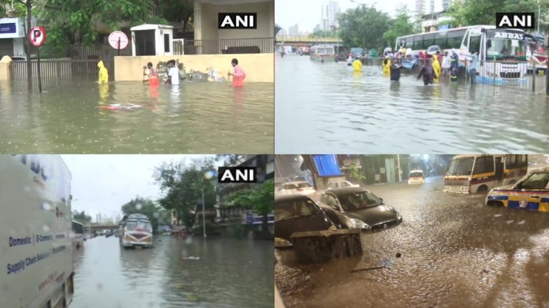 Mumbai Rainfall Update: मुंबई में भारी बारिश के कारण कई जगह भरा पानी, जन परिवहन सेवाएं प्रभावित
