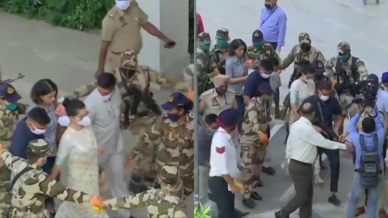 कंगना रनौत के मुंबई पहुंचने से पहले मुंबई पुलिस ने एअरपोर्ट के निकट सुरक्षा के किए पुख्ता इंतजाम: पुलिसकर्मी
