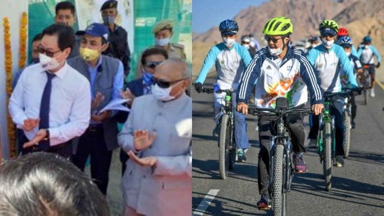 केंद्र शासित प्रदेश बनने के बाद लेह-लद्दाख का हो रहा है विकास, केंद्रीय खेल मंत्री किरेन रिजिजू ने 12 करोड़ रुपये से अधिक लागत की विभिन्न खेल सुविधाओं की रखी आधारशिला