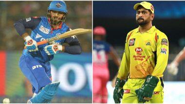 CSK vs DC 7th IPL Match 2020: आज के मैच से पहले यहां पढ़ें चेन्नई सुपर किंग्स बनाम दिल्ली कैपिटल्स के बीच कैसे रहें हैं आंकड़े