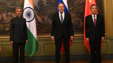 Sco Summit 2020: रूस, भारत व चीन के विदेश मंत्रियों ने मास्को में त्रिपक्षीय वार्ता की