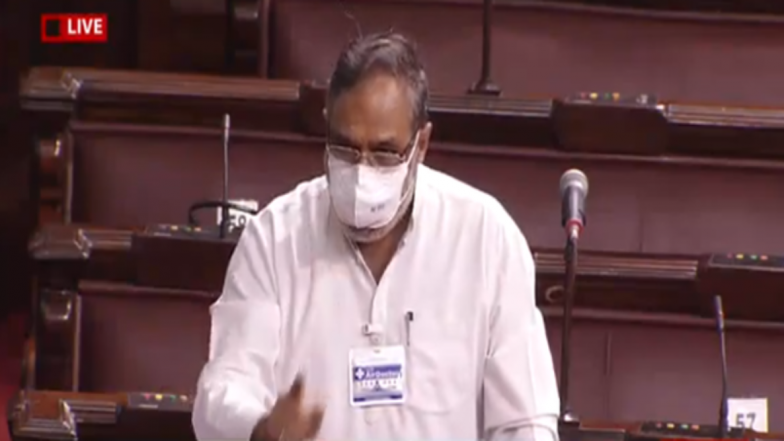 Monsoon Session 2020: कांग्रेस के खिलाफ YSR कांग्रेस पार्टी के सांसद वीवी रेड्डी की टिप्पणी के बाद राज्यसभा में हंगामा