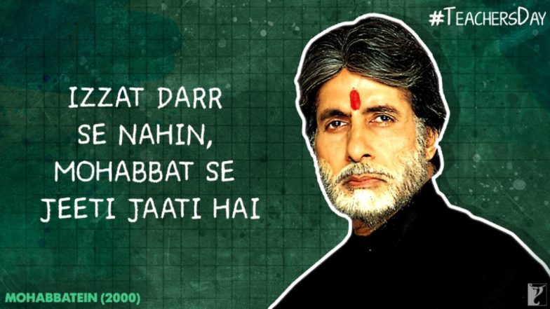 Teachers Day 2020: यश राज फिल्म्स ने अपनी इन फिल्मों के किरदारों से सभी को दी टीचर्स डे की बधाई