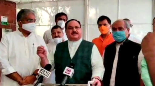 Farm Bill 2020 Passed: राज्यसभा में कृषि बिल पास होने के बाद जेपी नड्डा ने विपक्ष पर साधा निशाना, कहा- सदन में हंगामा दुर्भाग्यपूर्ण और निंदनीय है
