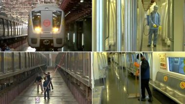 Delhi Metro: दिल्ली मेट्रो सेवा सोमवार से होगी बहाल, साफ-सफाई और सैनिटाइजेशन  का काम जोरो पर