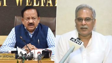 CM Bhupesh Baghel Writes to Dr. Harsh Vardhan: कोरोना को हराने के लिए छत्तीसगढ़ के सीएम भूपेश बघेल ने केन्द्रीय स्वास्थ्य मंत्री डॉ.  हर्षवर्धन को लिखा पत्र, 736.74 करोड़ रुपये की मांग की