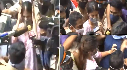 Sushant Singh Rajput Case: Rhea Chakraborty को NCB दफ्तर के बाहर मीडिया ने घेरा, NCW की अध्यक्षा रेखा शर्मा ने ट्वीट कर मीडिया पर उठाए सवाल
