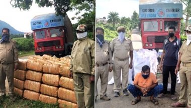 Odisha: गजपति में 1000 किलोग्राम गांजा पुलिस ने किया जब्त, ट्रक ड्राइवर गिरफ्तार