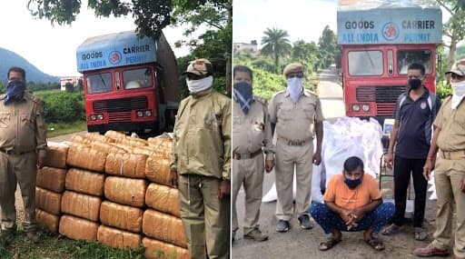 Odisha: गजपति में 1000 किलोग्राम गांजा पुलिस ने किया जब्त, ट्रक ड्राइवर गिरफ्तार