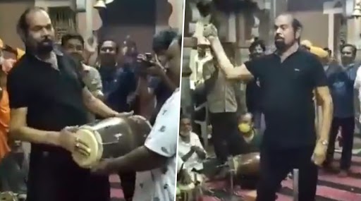 COVID-19 से ठीक होने के बाद BJP विधायक मधु श्रीवास्तव ने बिना मास्क के मंदिर में किया डांस, देखें वायरल वीडियो