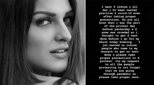 Bigg Boss 13 Fame Himanshi Khurana Tested COVID-19 Positive: हिमांशी खुराना को हुआ कोरोना वायरस, कहा- किसान आंदोलन में हुई थी शामिल