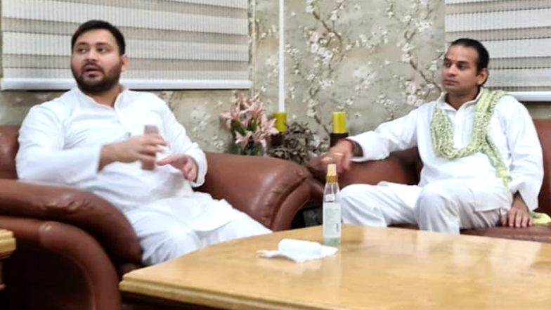 Bihar Assembly Elections 2020: चुनावी अभियान में दम भरने के लिए लालू के बेटे तेजप्रताप ने दिया नया नारा, ट्विटर पर लिखा- रहो तैयार, क्योंकि तेजस्वी के नेतृत्व में चमकेगा बिहार