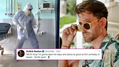PPE Kit पहनकर डांस कर रहे असम के डॉक्टर का Video देखकर इम्प्रेस हुए Hritik Roshan, ट्विटर पर की तारीफ!