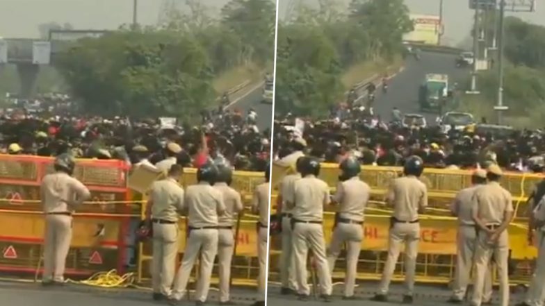 Aman Baisla Suicide Case: कारोबारी अमन बैंसला को इंसाफ दिलाने की मांग करते हुए दिल्ली-नोएडा पर जमा हुए लोग, मां ने कहा-मेरे बेटे को तीन लोगों ने ब्लैकमेल और प्रताड़ित किया