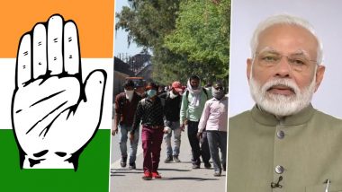 Bihar Assembly Election 2020: कांग्रेस ने प्रधानमंत्री पर साधा निशाना, कहा-जब सड़कों पर बिहार के मजदूर भूखे-प्यासे पैदल आ रहे थे, तब नरेंद्र मोदी ने नहीं की कोई मदद