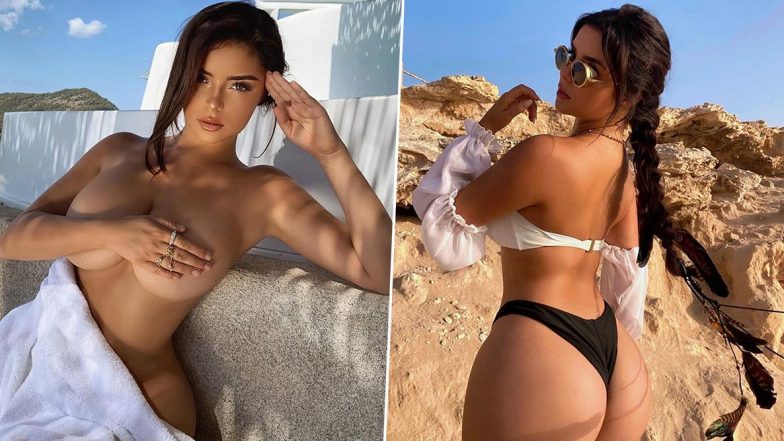 Demi Rose Hot Videos & Photos: ब्रिटिश मॉडल डेमी रोज ने Topless होकर फैंस को किया हैरान, Nude अंदाज देखकर लोग भी हुए दंग