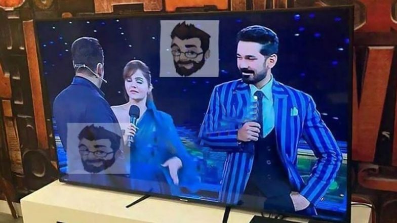 Bigg Boss 14 Premiere Photo Leaked Online: बिग बॉस 14 कंटेस्टेंट्स रुबीना दिलैक और अभिनव शुक्ला से बात करते दिखे सलमान खान, देखें वायरल फोटो
