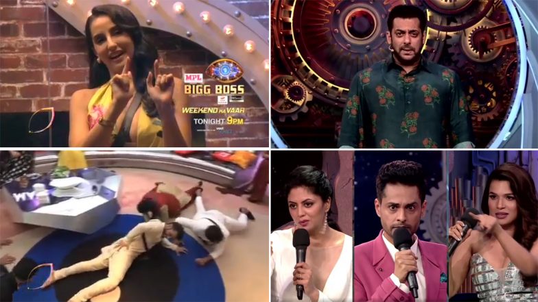 Bigg Boss 14 Update: नोरा फतेही ने 'गर्मी' सॉन्ग पर घरवालों को कराया डांस, शार्दुल पंडित और नैना सिंह के बीच हुआ झगड़ा, देखें Video