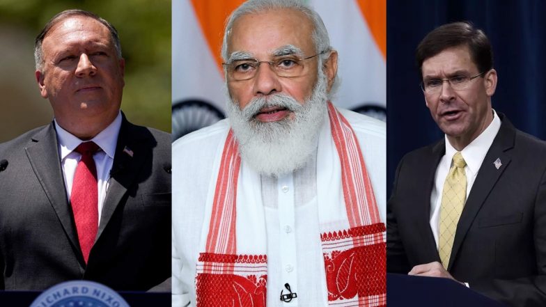 अमेरिकी विदेश मंत्री माइक पोम्पियो और रक्षा मंत्री एस्पर रणनीतिक साझेदारी बढ़ाने पर पीएम मोदी संग करेंगे चर्चा