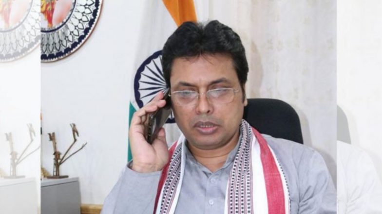 बांग्लादेश में भारत के नए उच्चायुक्त विक्रम दोरईस्वामी की त्रिपुरा सीएम बिप्लब कुमार देब के साथ द्विपक्षीय मुद्दों पर की चर्चा