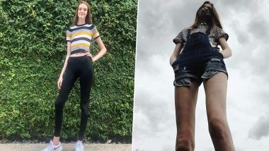 Girl Has World's Longest Female Legs: 17 वर्षीय Maci Currin हैं दुनिया की सबसे लंबे पैरों वाली महिला, गिनीज वर्ल्ड रिकॉर्ड में दर्ज है नाम, देखें तस्वीरें