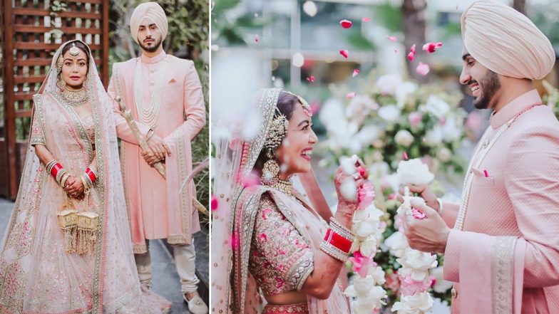Neha Kakkar-Rohanpreet Singh Wedding Photos: नेहा कक्कड़ ने शेयर की शादी की लेटेस्ट तस्वीरें, पति रोहनप्रीत सिंह संग खूबसूरत अंदाज में आईं नजर 