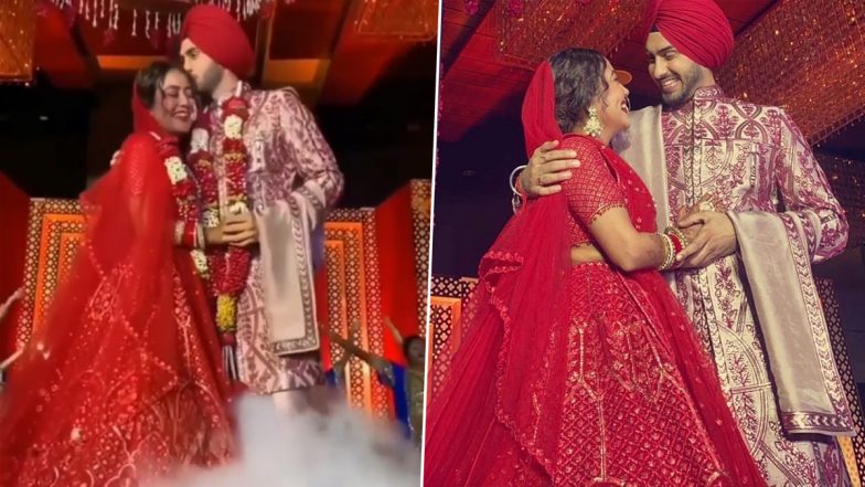 Neha Kakkar-Rohanpreet Singh Wedding: दुल्हन बनी नेहा कक्कड़ ने रोहनप्रीत सिंह को पहनाई वरमाला, देखें इनकी ग्रैंड वेडिंग की ये Photos और Videos