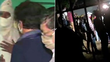 Hathras Gangrape: राहुल-प्रियंका पहुंचे हाथरस, पीड़ित परिवार से की मुलाकात- Video