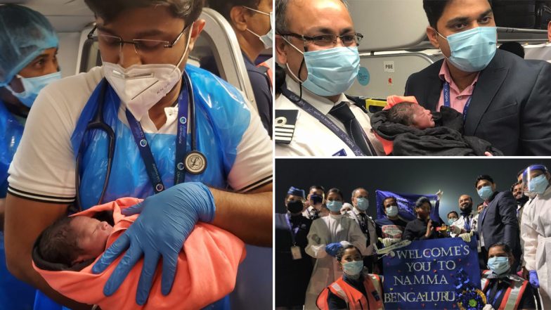 Baby Boy Born on Board IndiGo Flight: दिल्ली से बेंगलुरु जा रही इंडिगो की फ्लाइट में महिला ने बच्चे को दिया जन्म, सोशल मीडिया पर वायरल हुई तस्वीरें