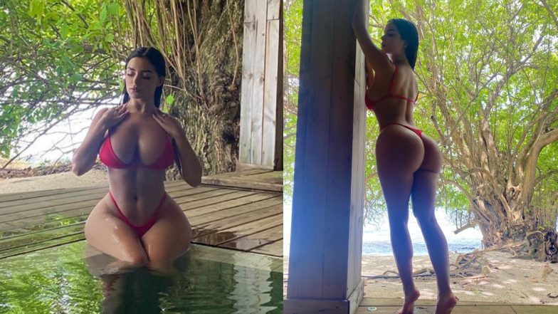 Demi Rose Hot Photos: CURVY Model के नाम से मशहूर डेमी रोज का हॉट फिगर लोगों को बना देता है दीवाना, नई फोटो से मची सनसनी