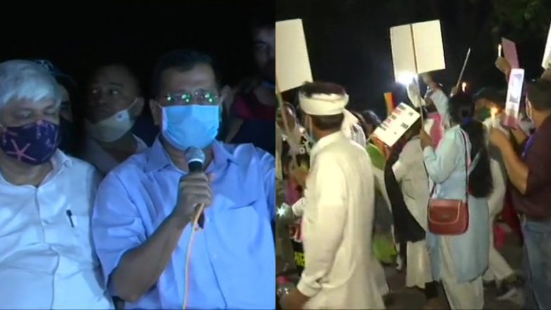 Hathras Gangrape Case: हाथरस मामले को लेकर दिल्ली के जंतर-मंतर पर सैकड़ों लोगों ने किया विरोध प्रदर्शन, सीएम केजरीवाल भी हुए शामिल